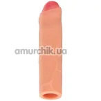 Насадка на пенис Real Body Real Extender Biggy, телесная - Фото №1