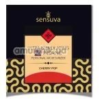 Лубрикант с эффектом вибрации Sensuva Ultra-Stimulating On Insane Cherry Pop - вишневая газировка, 6 мл - Фото №1