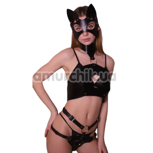 Маска на глаза Candy Hero LA9 Leather, черная