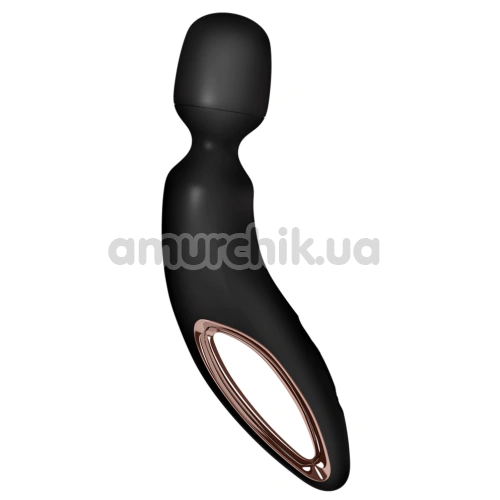 Універсальний вібромасажер Satisfyer Wand-erland, чорний - Фото №1