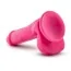 Фаллоимитатор Neo Elite Silicone Dual Density Cock with Balls 6, розовый - Фото №5