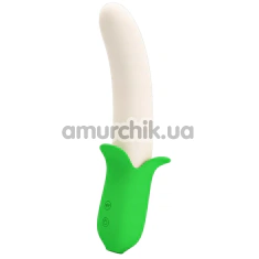 Вибратор для точки G Pretty Love Banana Knight, зеленый - Фото №1