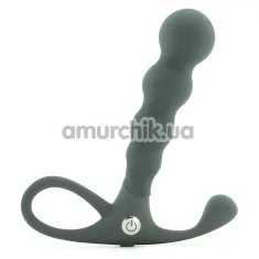 Вібростимулятор простати для чоловіків Embrace Beaded Probe, сірий - Фото №1