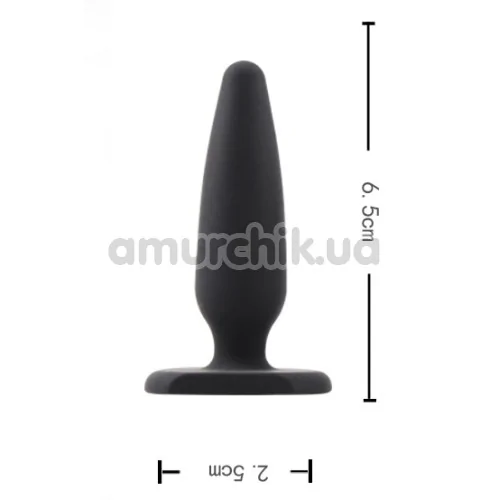 Набір з 3 анальних пробок Black Mont Anal Trainer Kit, чорний