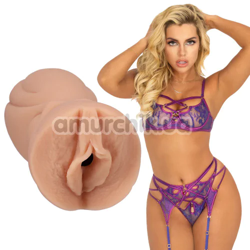Искусственная вагина Signature Strokers Allie Nicole Pocket Pussy, телесная