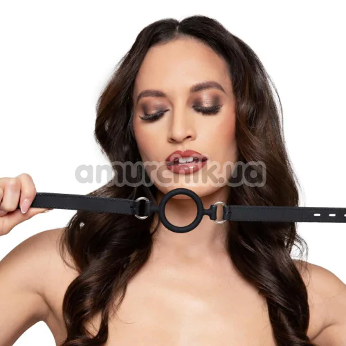 Кляп Bedroom Fantasies Silicone O-Gag, черный