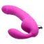 Безремневой страпон с вибрацией Strap U Royal Rider Vibrating Strapless Strap On Dildo, малиновый - Фото №3