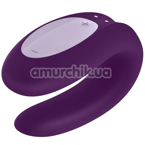 Вибратор Satisfyer Double Joy Partner Vibrator, фиолетовый