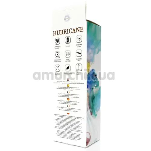 Вибратор Boss Series Hurricane, телесный