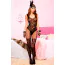 Комбінезон Music Legs Floral Lace Bodystocking, чорний - Фото №3