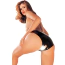 Трусики Sharon Sloane Latex Open Croch Panties, черные - Фото №4