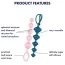 Набор из 2 анальных цепочек Satisfyer Love Beads, разноцветный - Фото №8