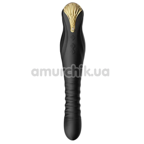 Вибратор для точки G Zalo King Vibrating Thruster, черный - Фото №1