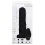 Анальний вібратор Thunderplugs Silicone Vibrating & Squirming Plug with Remote Control, чорний - Фото №6