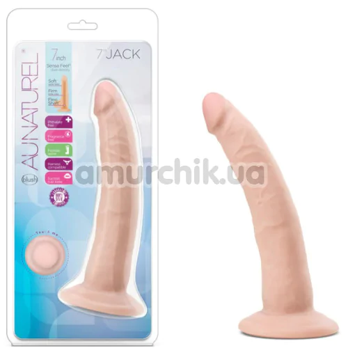 Фалоімітатор Au Naturel Jack 7 Inch, тілесний