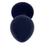 Анальна пробка із рожевим кристалом Exclusivity Jewellery Silicon Plug M, чорна - Фото №3