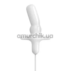 Анальна пробка з вібрацією iSex Usb Anal-t, біла - Фото №1