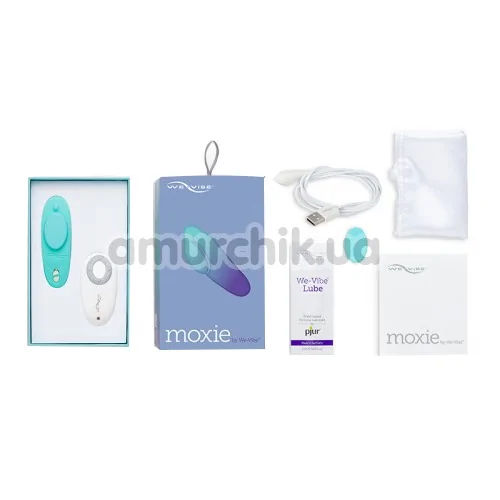Кліторальний вібратор We-Vibe Moxie (ви вайб мокси бірюзовий)