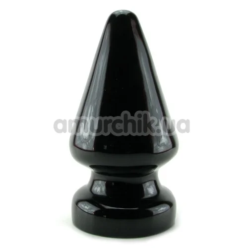 Анальна пробка XL Humongous Butt Plug, чорна - Фото №1