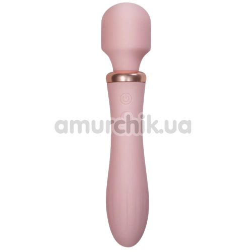 Универсальный вибромассажер с подогревом Crushious Jinx, розовый - Фото №1
