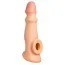 Насадка на пенис Loveshop Pleasure Extender Cyberskin Penis Extension, телесная - Фото №1