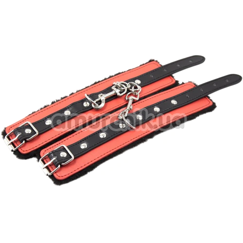 Бондажний набір Bondage Sex Toy Kit, чорно-червоний