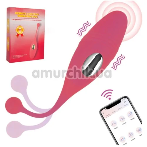 Виброяйцо Remote Control Vibrating Egg PL-APP886, красное