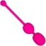 Вагинальные шарики с вибрацией Rechargeable Dual Kegel, розовые - Фото №1