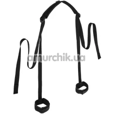 Фіксатори для ніг Sportsheets Sex Sling, чорні - Фото №1