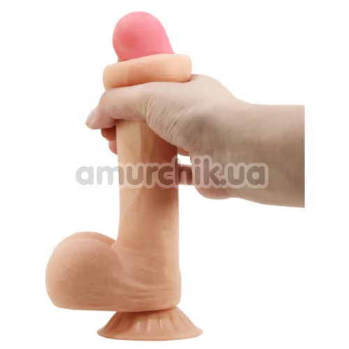 Фаллоимитатор Sliding Skin Bendable 8.5, телесный