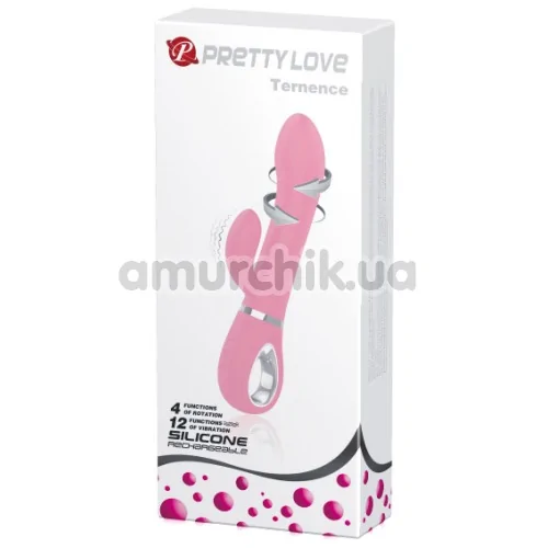 Вібратор Pretty Love Ternence, світло-рожевий