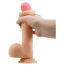Фаллоимитатор Sliding Skin Bendable 8.5, телесный - Фото №8