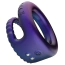 Віброкільце для члена Hueman Jupiter Vibrating Cock And Ball Ring, фіолетове - Фото №4