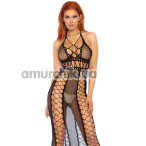 Сукня Leg Avenue Killer Instincts Fishnet Bodycon Dress, чорна - Фото №1