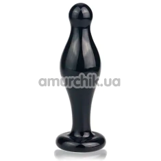 Анальная пробка Love Toy Glass Romance Dildo GS16, черная - Фото №1