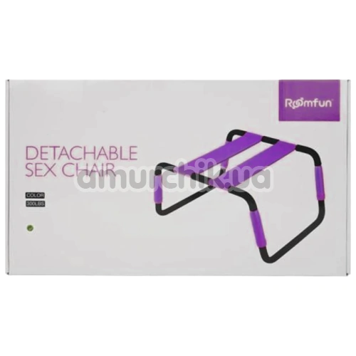 Стілець для сексу Roomfun Detachable Sex Chair, чорно-фіолетовий