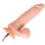 Вібратор Nature Skin Bendable RC Vibrator With Balls, тілесний - Фото №6