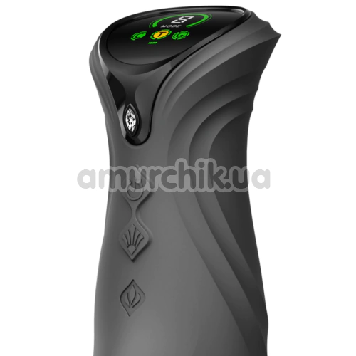 Вібратор з поштовхами і підігрівом Zalo Mose 2 Rabbit Thruster, чорний