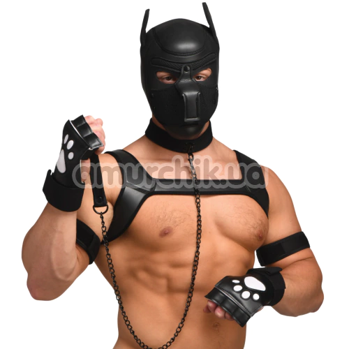 Бондажний набір Master Series Deluxe Pup Arsenal Set, чорний