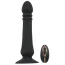 Анальный вибратор с толчками Black Velvets Anal Thruster, черный - Фото №1