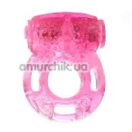 Виброкольцо Sex Vibrating Ring, розовое - Фото №1