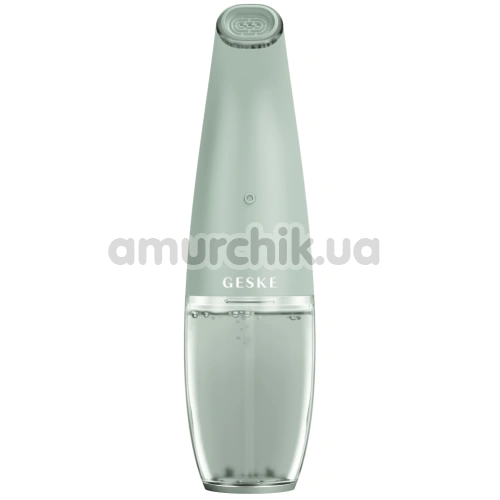 Пристрій для очищення шкіри обличчя Geske Aqua-Stream Face Cleanser 8 in 1, зелений - Фото №1