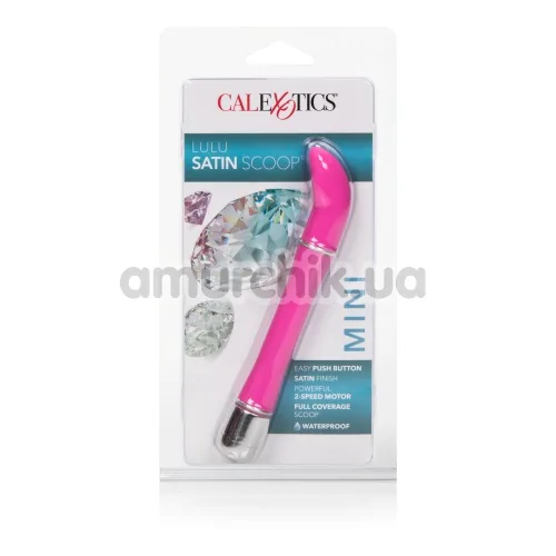 Вібратор для точки G Lulu Satin Scoop, рожевий