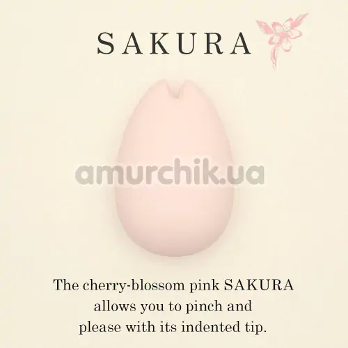 Кліторальний вібратор Tenga Iroha Sakura, рожевий