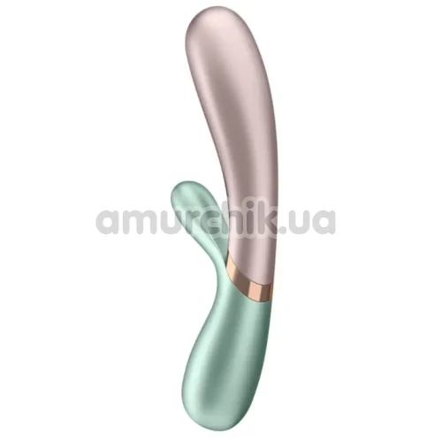 Вибратор с подогревом Satisfyer Hot Lover, розово-бирюзовый