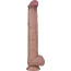 Фаллоимитатор Dual-Layered Silicone Nature Cock LV411301, светло-коричневый - Фото №1