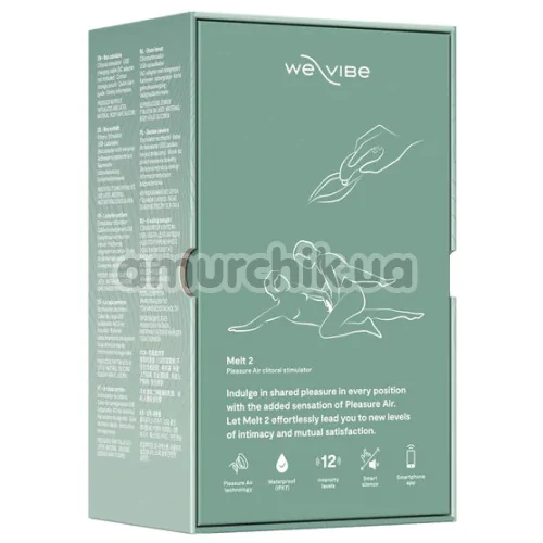 Симулятор орального сексу для жінок We-Vibe Melt 2 (ві вайб мелт 2 бірюзовий)