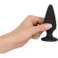Анальна пробка Black Velvets Heavy Plug Large, чорна - Фото №3