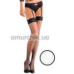 Комплект Gabriella Garter Set Blue Night, белый: чулки + пояс - Фото №1