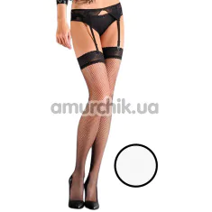 Комплект Gabriella Garter Set Blue Night, білий: панчохи + пояс - Фото №1